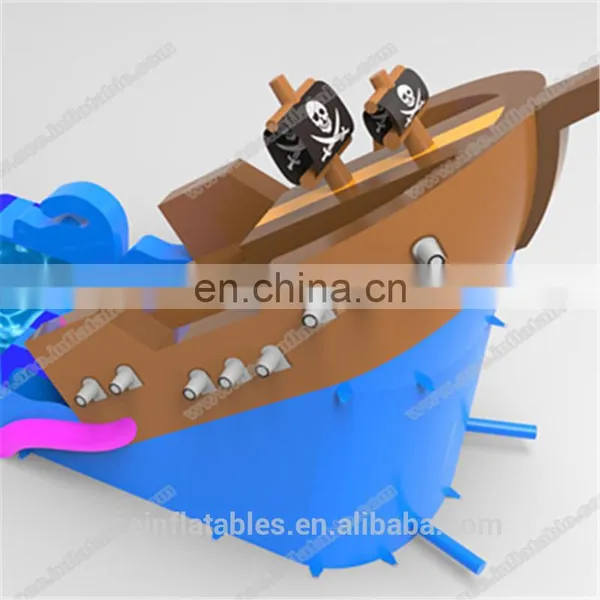 Blue Inflatable Waterslide, Big Water Slides for Sale photo-3