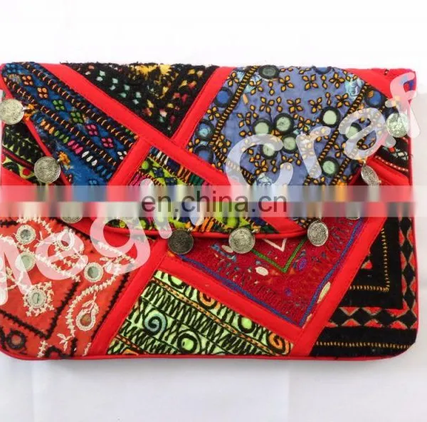 Wholesale Indian Unique Banjara Coin Clutch-Ethnic Gypsy Banjara Coin Clutch Purse- Antique Banjara Clutch Coin Purse photo-4