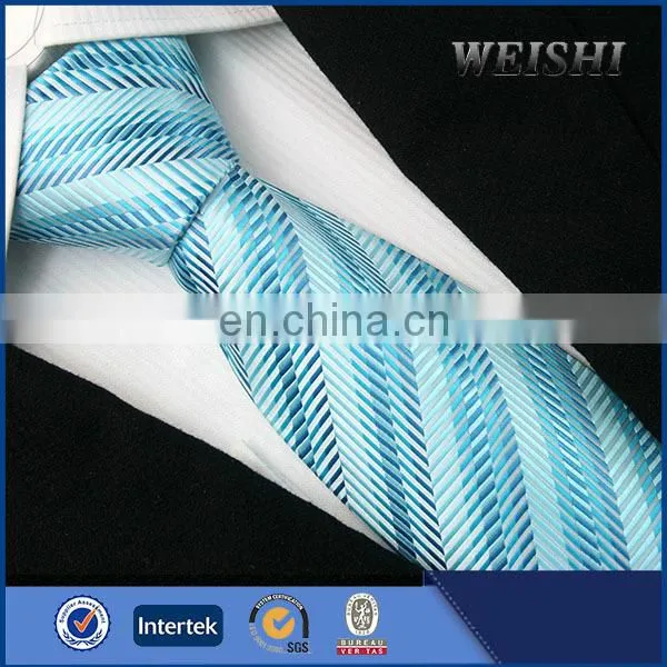 New Classic Striped Jacquard Woven Fashion Men's Tie Necktie photo-3