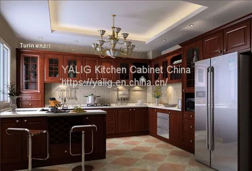 YALIG Solid Wood Kitchen Cabinet photo-2
