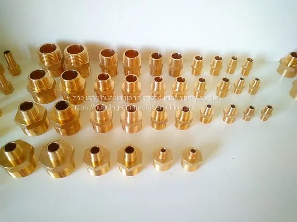 Brass Male Nipple M1/4xM1/4 , BSP ,BSPT,NPT,G,ZG Thread Adaptor photo-3