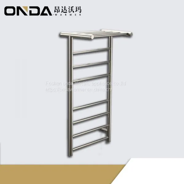 Ondawarmer Stainless Steel Heated Towel Warmer With Shelf