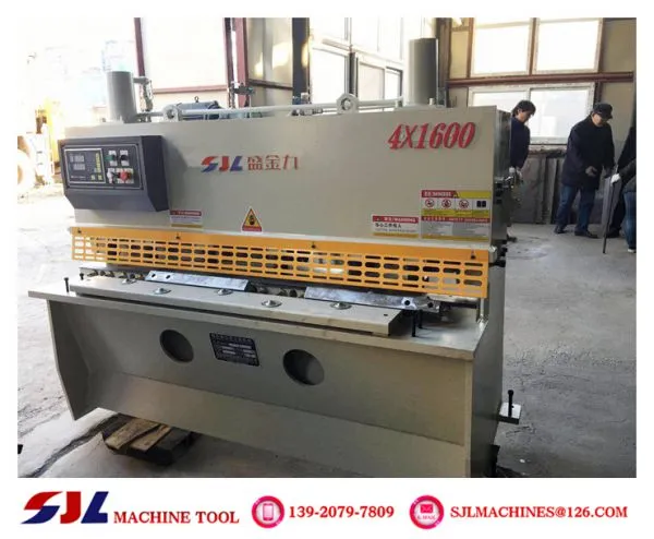 SJL Brand CNC Hydraulic Shears QC11K-4x1600 Shearing Machine photo-3