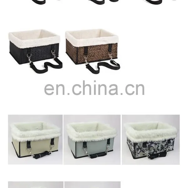 Winter Pet Portable Lamb Hair Car Bag Cat Dog Nest Foldable Open Wash Warm Car With Out Cage photo-7
