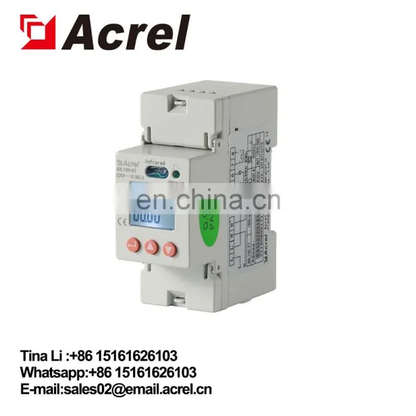 Acrel ADL100-ET The Power Distribution Cabinet Single Total Active Energy Measure Din Rail Single Phase Electric Meter photo-3