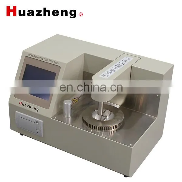 LCD Screen Flash Point Testing Equipment Diesel Open Cup Flash Point Tester photo-4