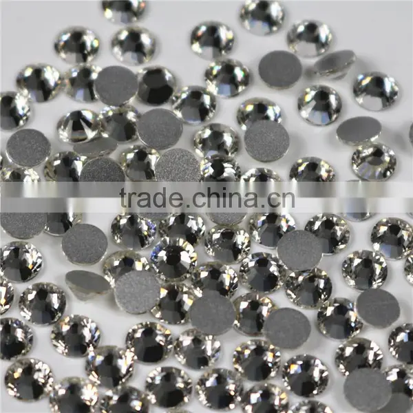 Top Quality Rhinestones Wholesale Clear Crystal Flatback Hotfix Rhinestones Glass Stones for Bags Shoes photo-4