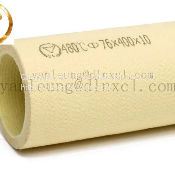 500 Degrees High Temperature Resistance Kevlar Roller Sleeve for Aluminium Extrusion Industry Handling System photo-4