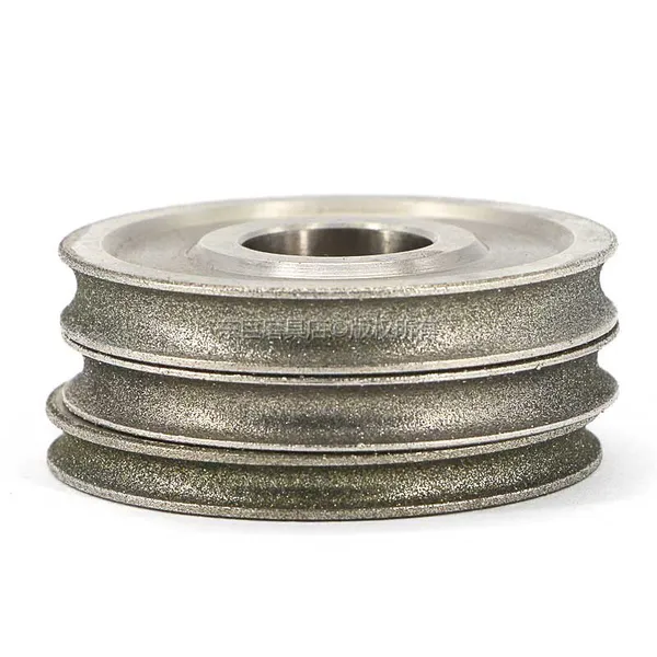 Electroplated Diamond Coated Abrasive Grinding Wheel of Round n Straight Edge for 3~12mm Glass Shape Edging Machine photo-4