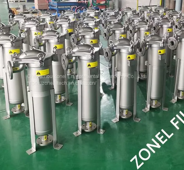 SS bag filter housing – single bag Top entrance
