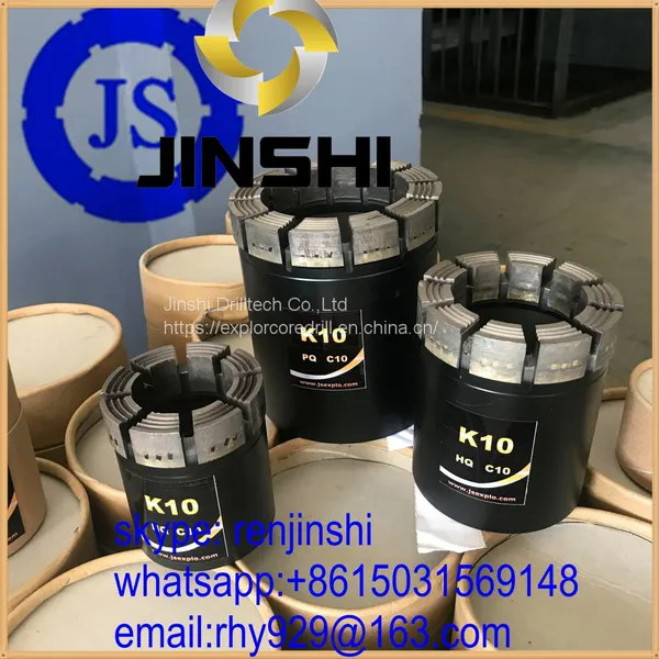 High Quality Top Sale Diamond Core Drill Bits for Hard Rock Mining nq hq nx Diamond Core Bit photo-2