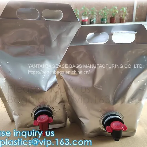 Wine Bag With Spout,Aluminum Foil Bag With Spout Tap Wine Pouch,spout Pouch/Food Grade Liquid Beverage Bag With Spout/Ru