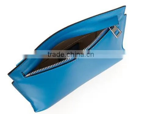 Wristlet Strap Small Genuine Leather Hand Bag Summer Colorful Long Cheap Leather Clutch Wallet 2016 photo-2