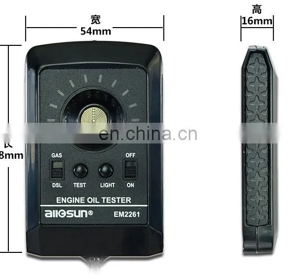 Allosun EM2261 Engine Oil Tester Motor Oil Abalyzer Mini Size Easy Operation photo-4