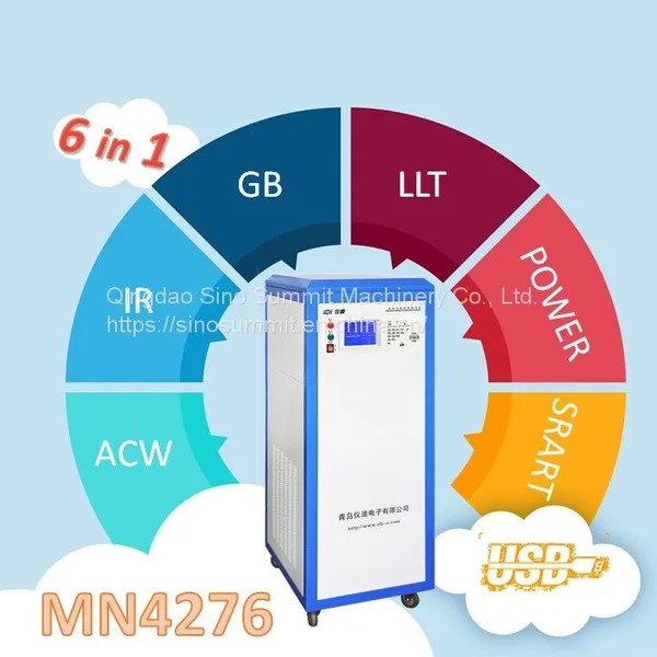 IDI MN4276PH 6 в 1 тестер электрической безопасности ACW/IR/GND/LLT/LC/POWER/RUN автоматическая система испытаний на безопасность