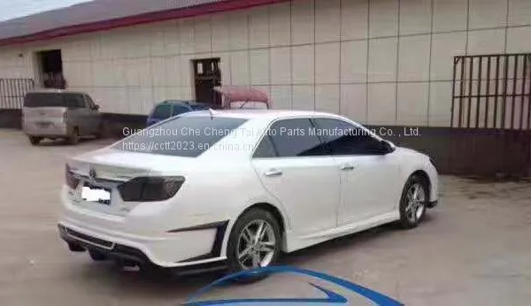 The Toyota Camry Cars Surround the Front and Rear Bars of the 12-14 Toyota Camry With Skirt Modifications and Toyota Camry Bumpers