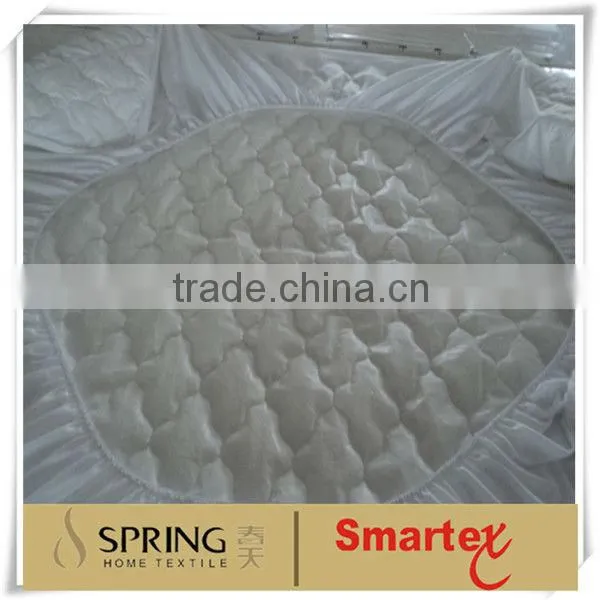 Hot Selling Cotton Fabric Quilted Waterproof Mattress Protector photo-3