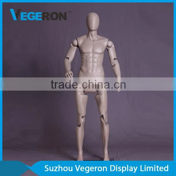Full Body Fiberglass Flexible Male Mannequin photo-2