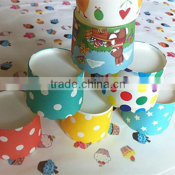 Heart Design Cupcake Case and Muffin Paper Heart Cake Cups photo-2