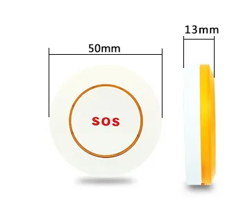 433 Wireless Emergency Button Alarm SOS Hospital Elderly Call for Help RF Single Button Emergency Call for Help Button/alarm（Wechat:13510231336）