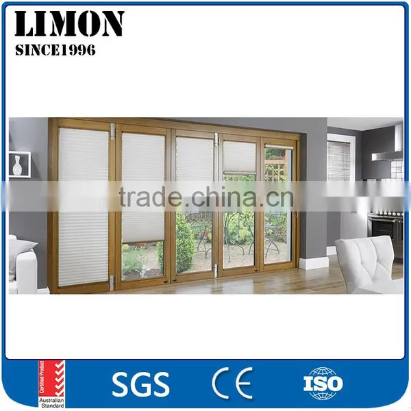 2016 New Style Hot Sale Aluminum bi Folding Door With Double Glass photo-2