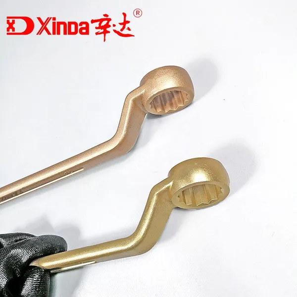 Xinda Non Sparking Double Box End Wrench Explosion Proof Tools Manufacturer Copper Alloy Spanner photo-2