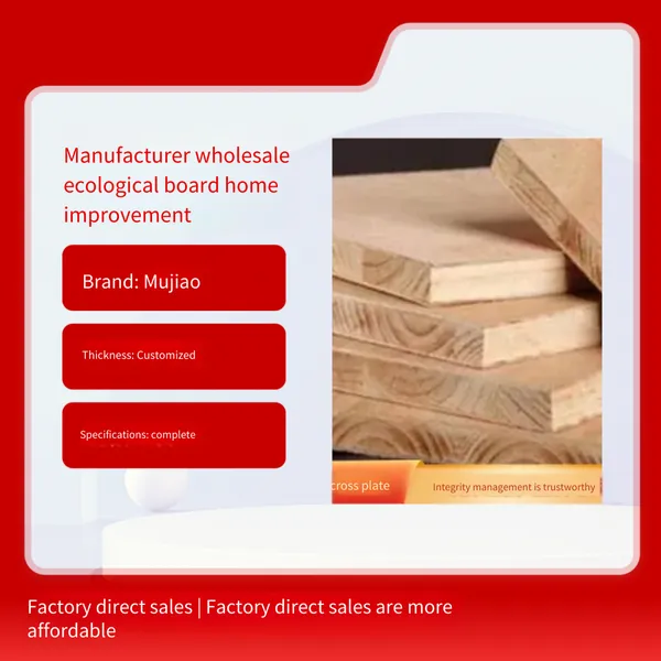 Factory Wholesale Ecological Boards, Woodworking Boards for Home Decoration Projects, Moisture-proof and Insect-proof, With Sufficient Supply photo-5
