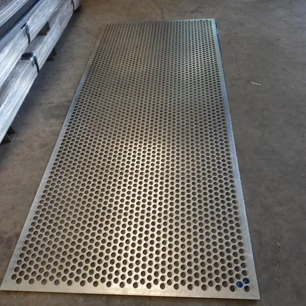 Stainless Steel Wire SS 304 Perforated Mesh Screen Plate With Round Holes Corrosion Resistant Silver 0.8-100mm Aperture photo-5