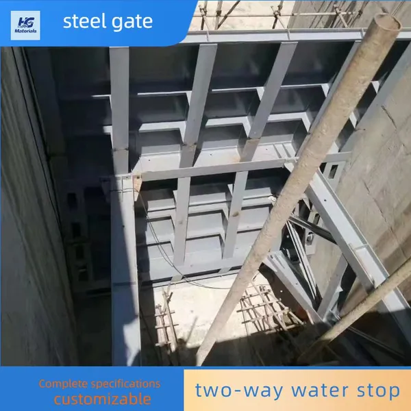 PZ Flat Fixed-wheel Steel Gate, Wall-mounted Stainless Steel Channel Gate, Roller-type OR-76 photo-4