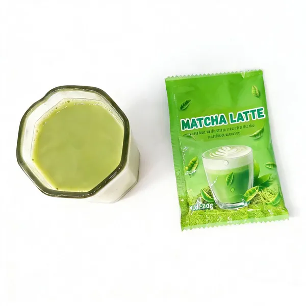 Private Label Matcha Latte Drink Powder Support Custom Flavor Packaging Logo Instant Green Tea Latte For Reseller photo-5