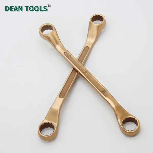 Non-Sparking Beryllium Copper Double Box Offset Wrench 36*41 mm mm for Explosive Environments photo-3