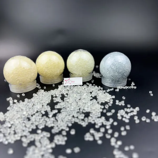 Clear Transparent PVC Granules Soft PVC Pellets For Crystal Slipper Ladies Sandal Raw Material photo-5