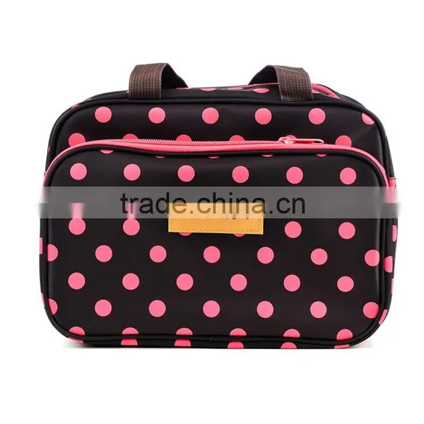 Stock Wholesale Baby Diaper Bag Outdoor Stroller Travel Dot Nylon Mommy Cheap Designer Handbags photo-3
