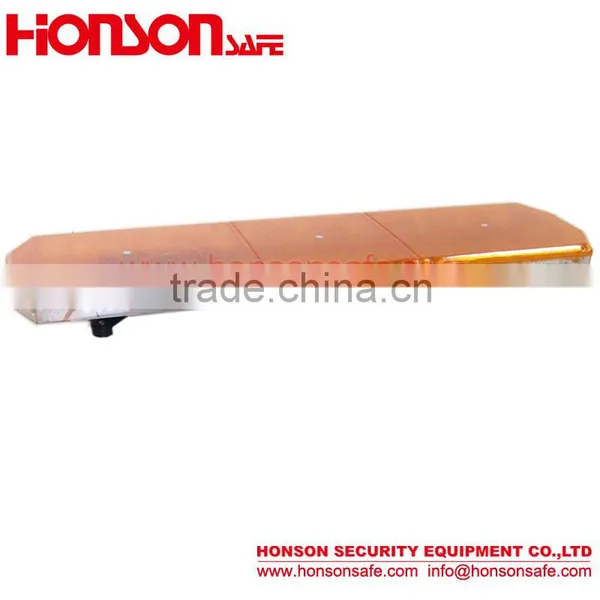 Low-profile Amber LED Warning Used Signal Lightbar With 100W Siren Speaker HS4120 photo-3