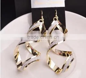 Beautiful Earring Designs For Women Personalized Design Long Spiral Shaped Cute Girl Fashion Earrings photo-2