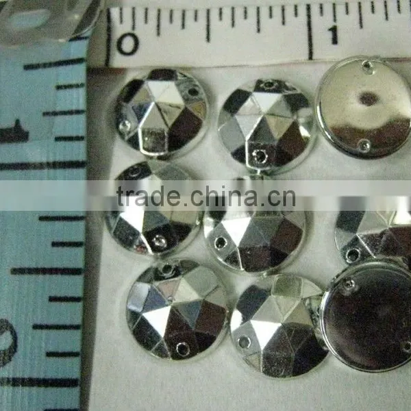 Oval Round Shape Acrylic Stone Buttons for Sewing 20pcs