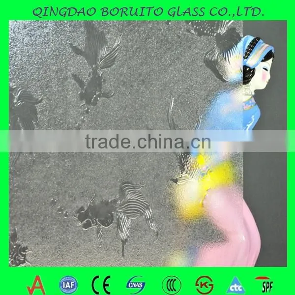 Competitive Price 3mm Clear Patterned Glass photo-2