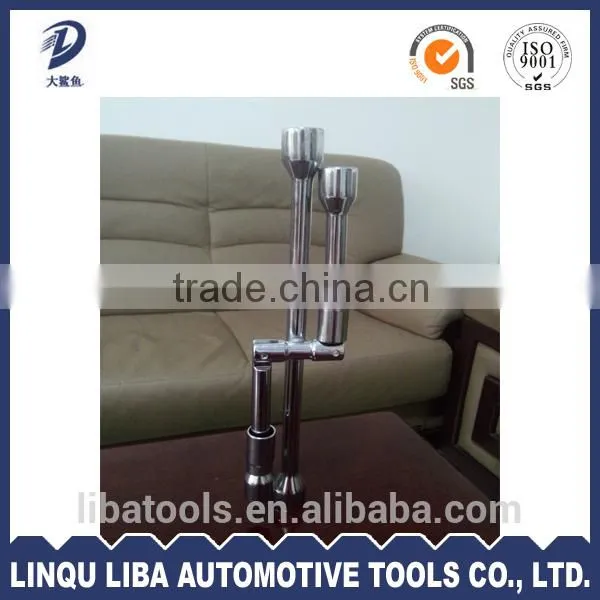 14" 45# Carbon Steel Foldable Wheel Brace Wrench photo-6