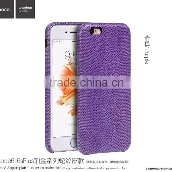 HOCO Platinum Series Python Leather Rubber Back Case for IPhone 6s Luxury Snake Leather Cover for IPhone 6 4.7 MT-5777 photo-6