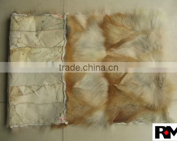 Factory Wholesale 100% Genuine Scrap Fox Fur Plates in Low Price photo-2