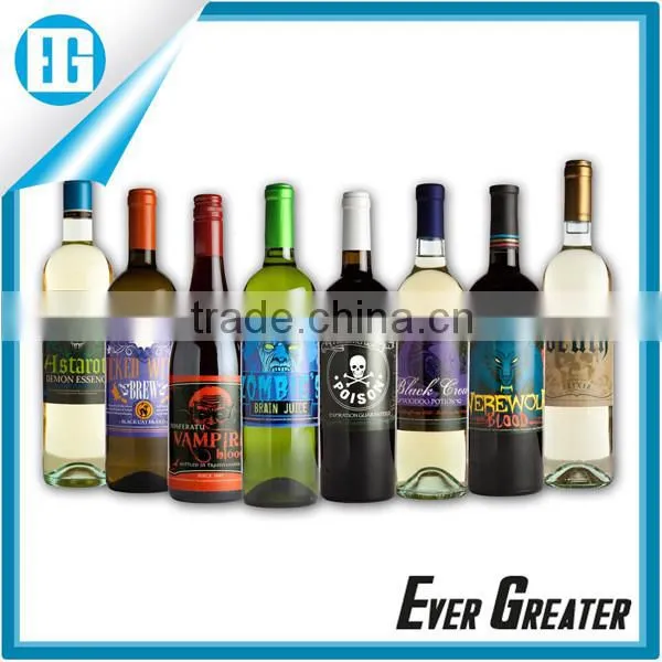 Wine Bottle Label Size , Wine Label for Glass Bottles