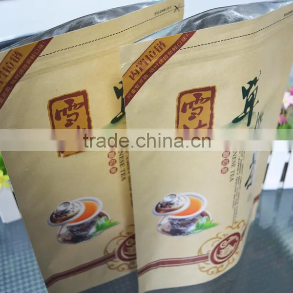 Kraft Paper and Aluminum Foil Stand up Pouch Composite Custom Printed Tea Bags photo-3
