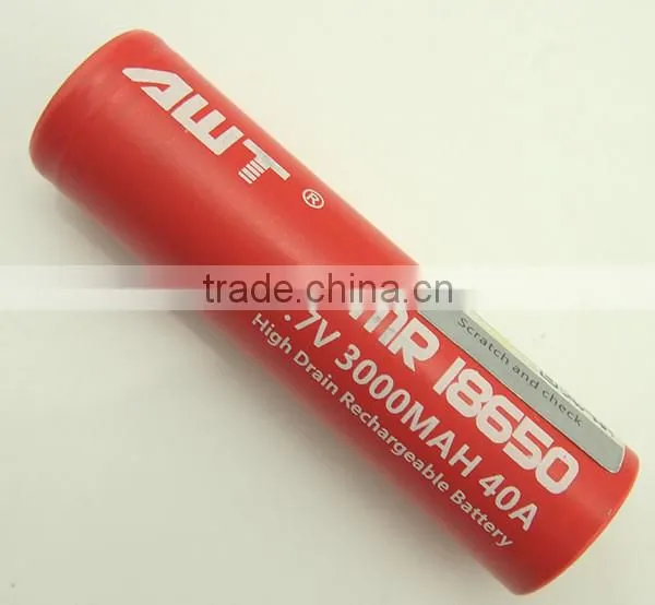 AWT 18650 40A 3000mah 18650 Battery Submod 50w TC Box Mod e Cig Box Mod Philippine Mod Vape Uwell Crown