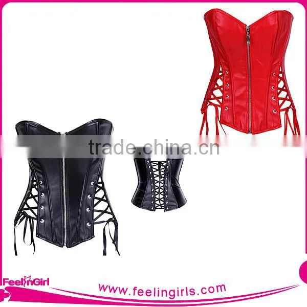 China GuangDong Xxxl Sexy Leather Corset Tops Pattern photo-2