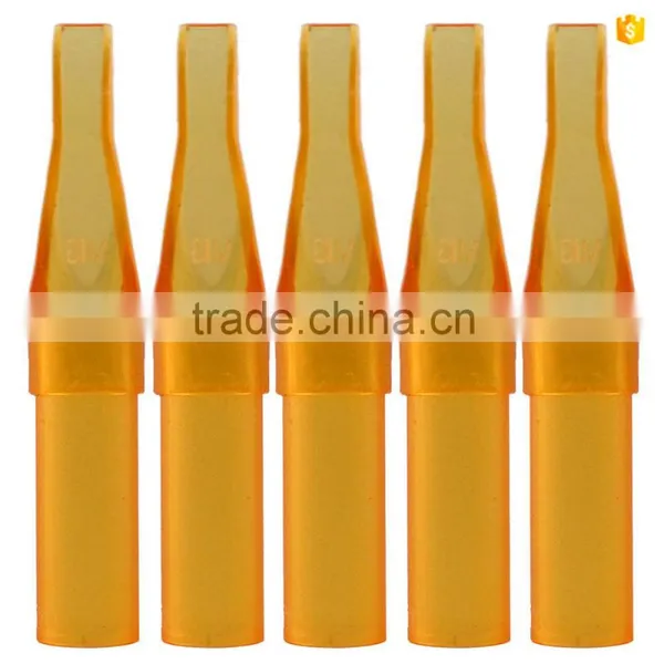 13FT Yellow Coloured Disposable Tattoo Tip
