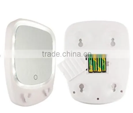 Suction Cup Magnifying Shaving Mirror With Led Lights photo-3