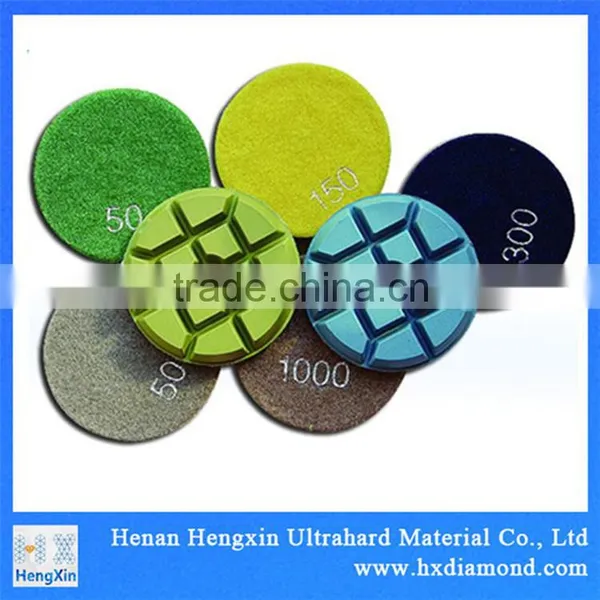 Factory Hot Sale Diamond Fexible Polishing Pad China Super Tool for Marble Granite Concrete Terrazzo