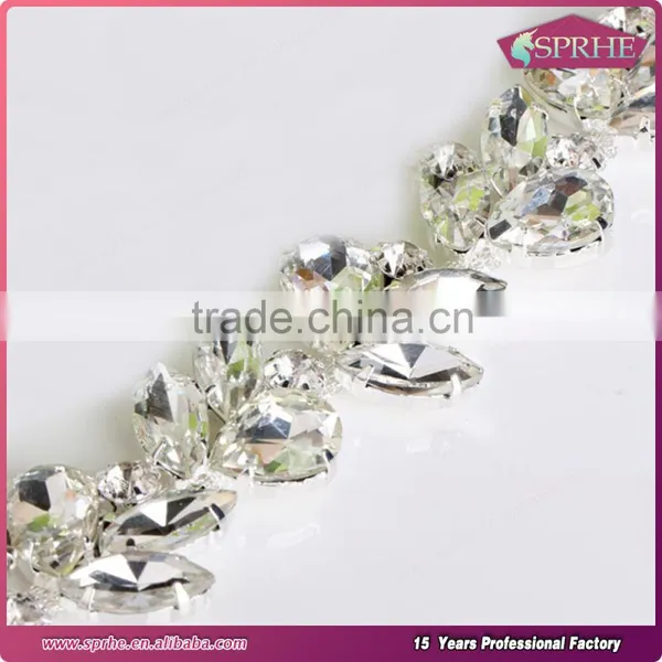 Closely Lined Rhinestone Cup Chain 2mm photo-5