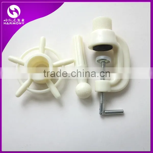 Adjustable Mannequin Head Holder Wigs Stand Training Head Clamp Stand/Training Head Holder photo-2