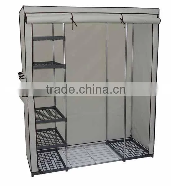 YJ-002 PP NONWOVEN Wardrobes for Small Rooms/METAL WARDROBE/Plastic Shelf Quality Choice
